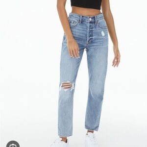 Aeropostale 90s Super High-Rise Straight Jeans Size 14